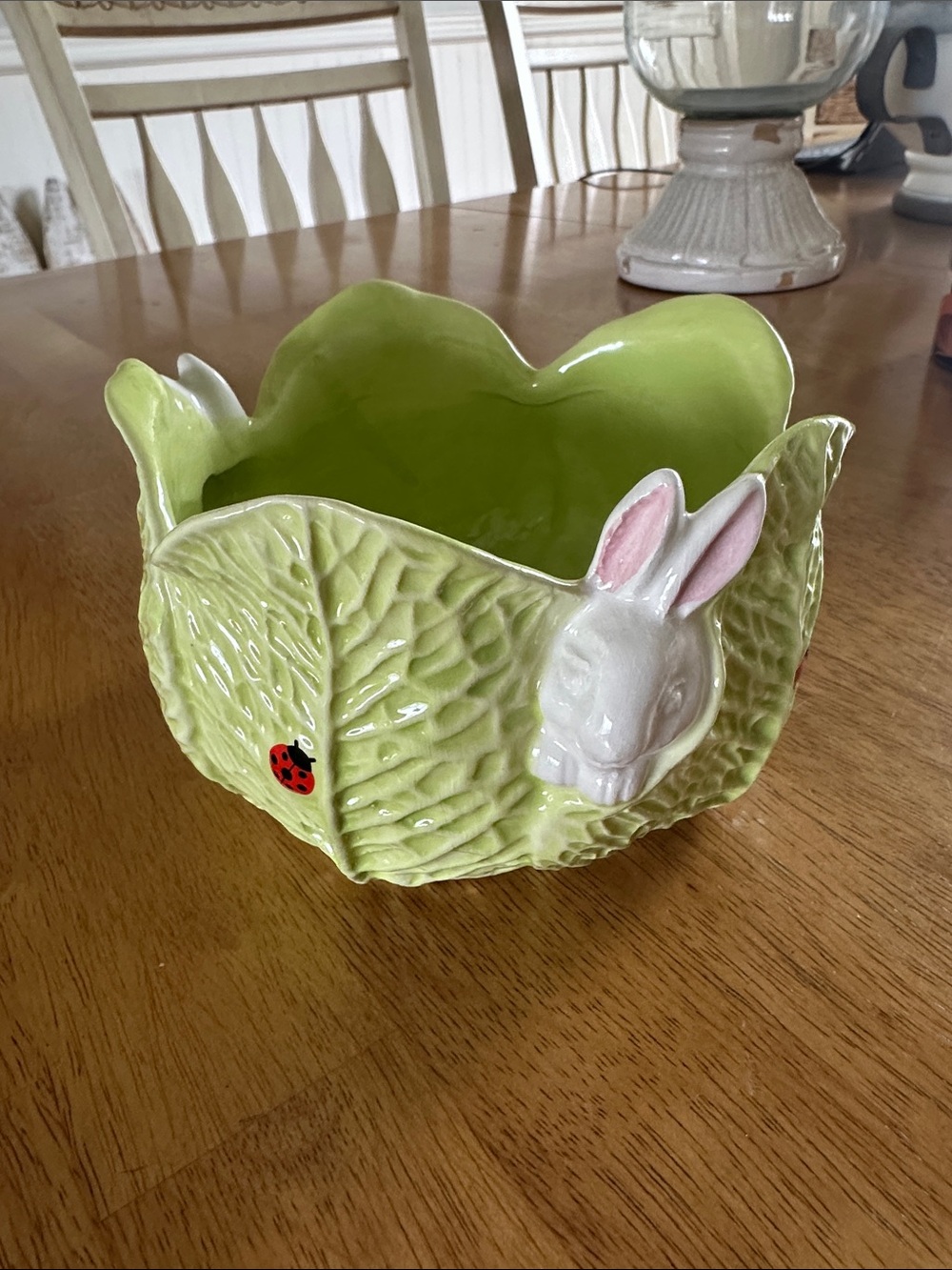 Yankee Candle Jar Holder Bunny Lady Bug  NWT